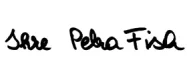Unterschrift von Petra Fisch