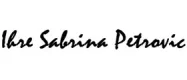 Unterschrift von Sabrina Petrovic und Nebojsa Paunovic