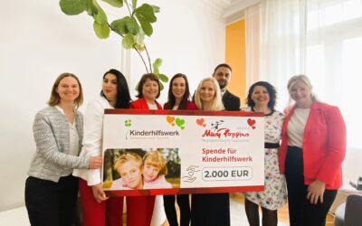 Franchise-Systeme leben soziale Verantwortung: Spendenübergabe an das Kinderhilfswerk